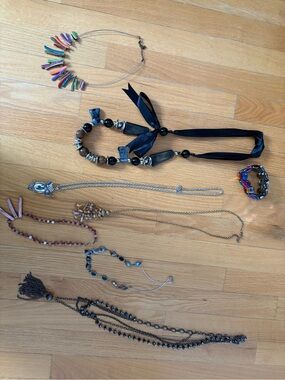 Lot of necklaces and bracelets